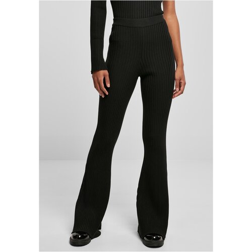 UC Ladies Ladies Flared Rib Knit Leggings black Slike