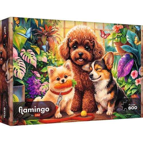 Trefl Flamingo by puzzle Psići u stakleniku puzzle od 600 komada - Cijene