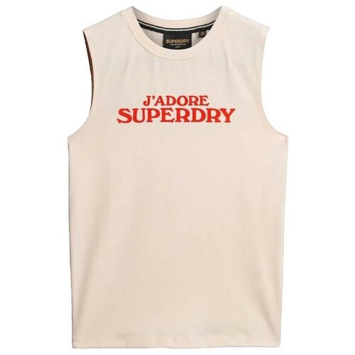Superdry Majice brez rokavov Débardeur Sport Luxe ajusté Rožnata Cene