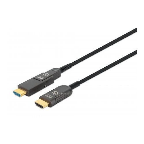 Manhattan HDMI to Micro HDMI Plenum-Rated Cable, 4K@60Hz (Premium High Speed), 50m, Active, Detachable HDMI Male (Type A), Male to Male, Black, Gold Plated Contacts, Lifetime Warranty Cijene