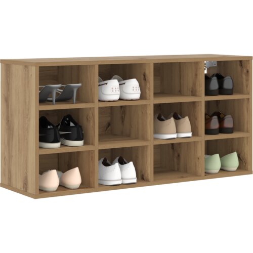 vidaXL ormar za cipele umjetnička hrastovina 103 x 30 x 51 cm Cijene