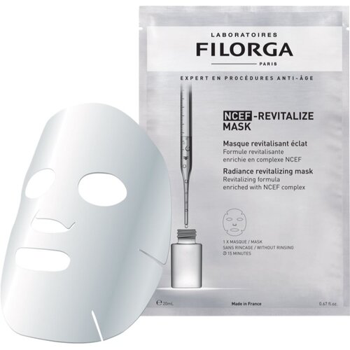 Filorga NCEF -REVITALIZE SHEET MASK revitalizacijska maska za osvetlitev kože 20 ml Slike