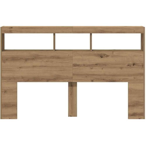  Ormarić za uzglavlje LED boja artisan hrast 160x17x102 cm Slike
