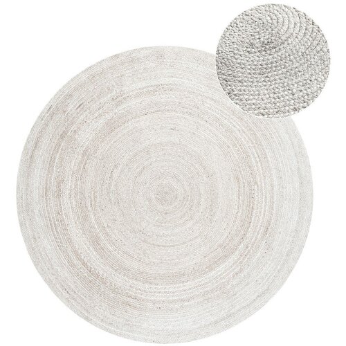 Hanse Home Bela obojestranska/ročno tkana okrogla preproga iz jute &oslash; 140 cm Braided &ndash; Cene