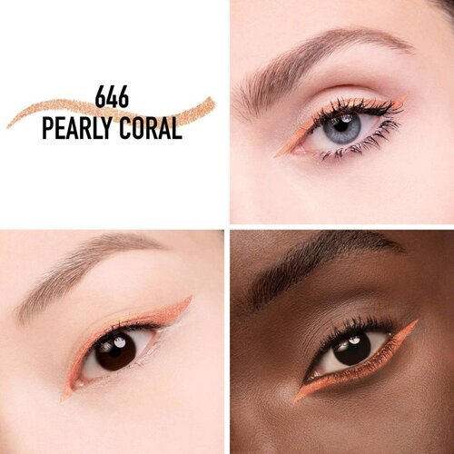 Dior Diorshow Stylo vodootporna olovka za oči nijansa 646 Pearly Coral 0,3 g Slike