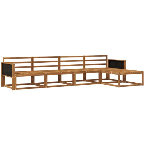 vidaXL Zunanja garnitura za sedenje 5 pcs Naravna Masiven les akacije, (5000279866) Cene