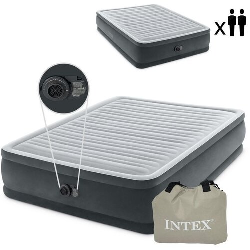 Intex dušek na naduvavanje 203x152 cm sa pumpom Cene