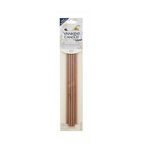Yankee Candle Vanilla Pre-Fragranced Reed Refill nadomestne dišeče palčke za difuzor 5 ks unisex