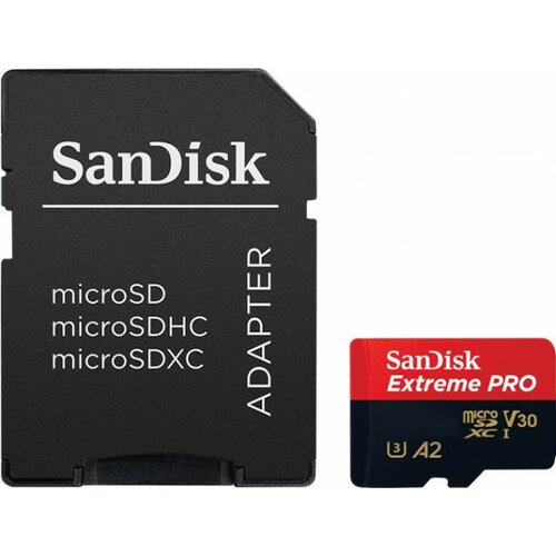 San Disk micro SD.128GB sandisk extreme pro SDSQXCD-128G-GN6MA Slike