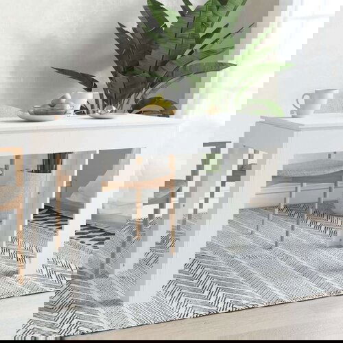 vidaXL Blagovaonski stol bijeli 120 x 60 x 76 cm od iverice Cijene