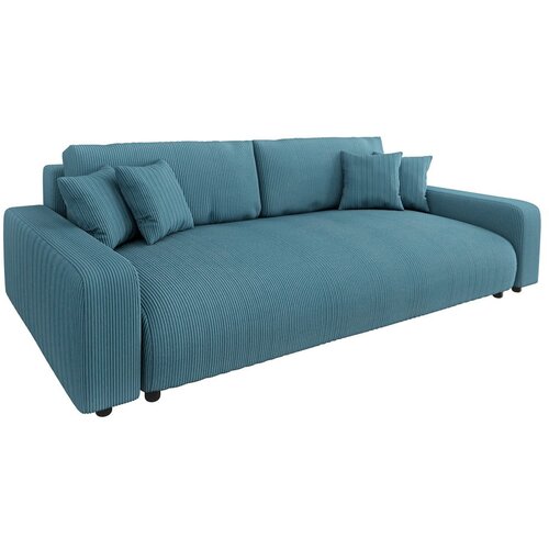 Ropez Tirkizna sklopiva/s prostorom za odlaganje sofa od samta 234 cm Sara &amp;ndash; Slike