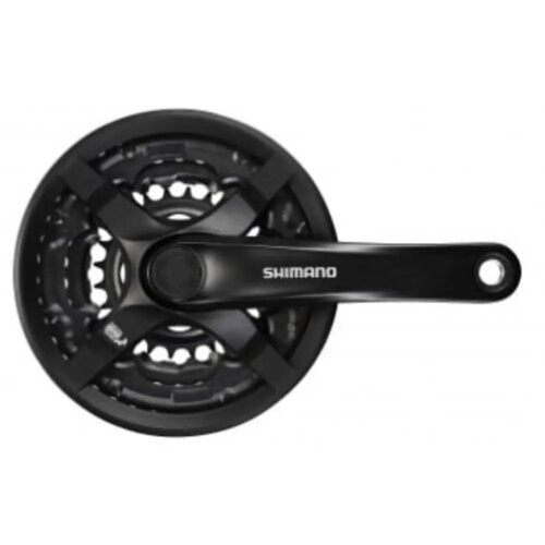  Pogon Shimano Tourney Fc-Ty501, 42X34X24Z, Poluga 175Mm, Za Stražnji 6/7/8 Brzina, &amp;Scaron;titnik, Vijak Poluge, Crn, Ind.Pack Slike