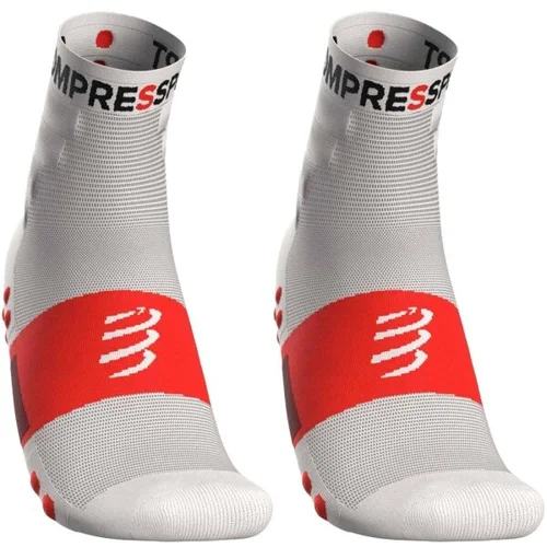 Compressport Training Socks 2-Pack White T1 Tekaške nogavice