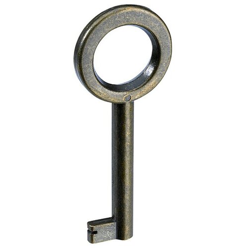 Hettich Ključ za za&amp;scaron;tićenu bravu (&amp;Scaron; x D: 4 x 70 mm, Smeđa, Mat antikno) Slike