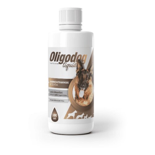 Interagrar oligodog liquid 100ml - multivitaminsko aminokiselinski koncentrat za pse Slike