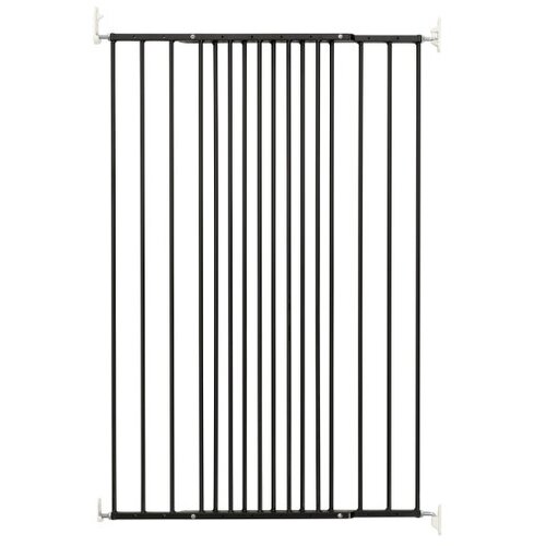 BabyDan Pet Extending Gate Extra Tall 62.5&amp;ndash;106 cm &amp;ndash; Sigurnosna ograda za pse, zidna, crna ( 20021 ) Slike