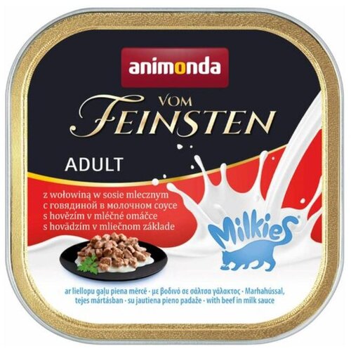Animonda hrana za odrasle mačke vom feinsten, govedina u mlečnom sosu, 100 g Cene