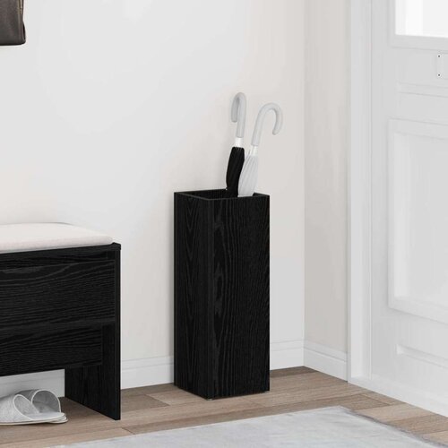  Stalak za kišobran s pohranom Crni hrast 20 x 20 x 55 5 cm Cene