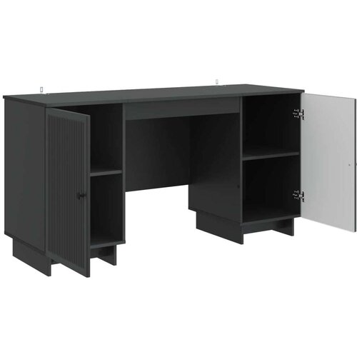  Stol Crna Konstruirano drvo 142 5 x 50 x 75 cm - Crna Cene