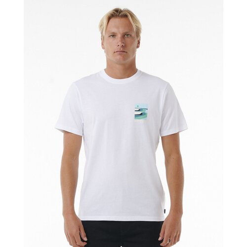 Rip Curl SURF REVIVAL LINED UP TEE White T-shirt Cene