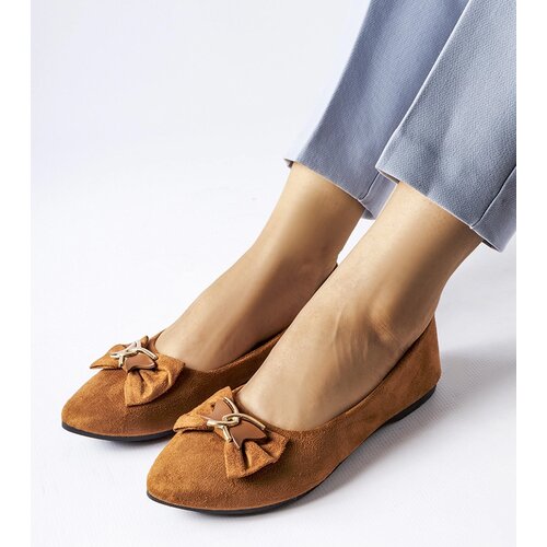 Gemre Brown pointed-toe ballet flats Jetté Cijene