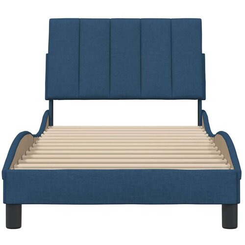  Okvir za krevet bez madraca plava 90x190cm od tkanine - Plava 90 x 190 cm Slike