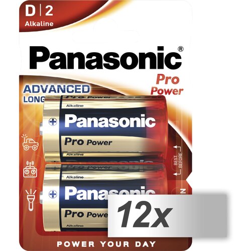 Panasonic 12x2 Pro Power Mono D LR 20 PU inner box - baterije Slike