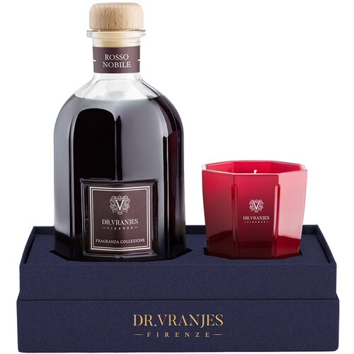GIFT Box Rosso Nobile 250 ml Diffuser + 80 g Candle Cene