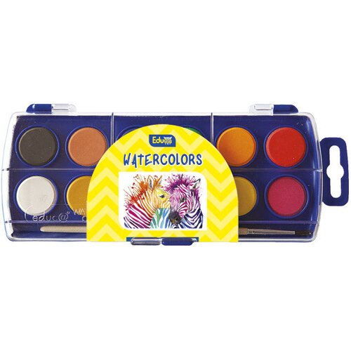 Boja vodena fi 23mm 12 plus kist educa blister Cene