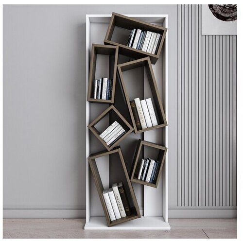 Woody Fashion hanah home polica za knjige carmen Cene