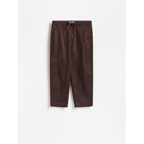 Reserved MEN`S TROUSERS - tamnosmeđe Cene