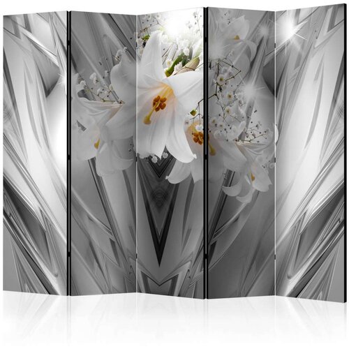  Paravan u 5 dijelova - Steel Lilies II [Room Dividers] 225x172 Slike