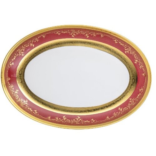 Zepter Masterpiece royal gold bordeaux oval 35 cm Slike