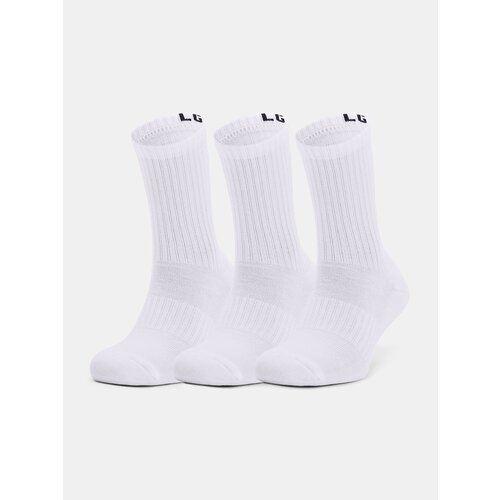 Under Armour 3PACK socks Under Armor white (1358345 100) Slike