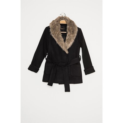 Dewberry Z8001 GIRL BOY COAT-BLACK Slike