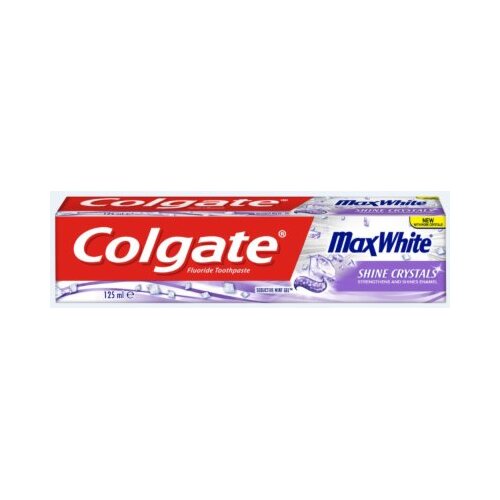 Colgate Max White White Crystals belilna zobna pasta s fluoridom Crystal Mint 125 ml Cene