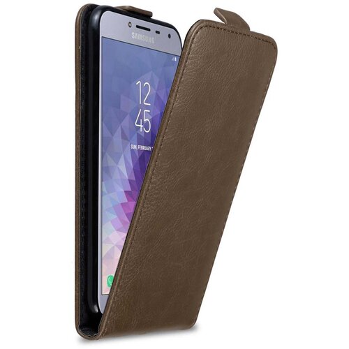 Cadorabo Ohi&scaron;je, združljivo z Samsung Galaxy J4 2018 v kava rjava - Za&scaron;čitni ovitek v obliki flipa z magnetnim zapiranjem, (20562096) Cene
