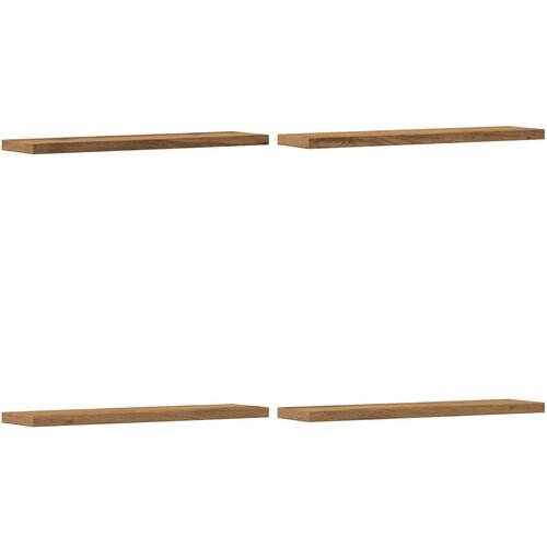 Maison Chic 4 kosi Stenske Police - Viseče police artisan hrast 40x10x1,5 cm inženirski les, (21793312) Slike