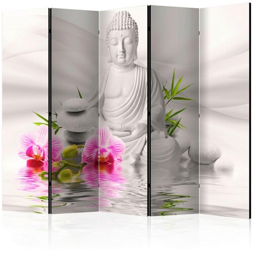 Artgeist Paravan - Buddha and Orchids II 225x172 Cene