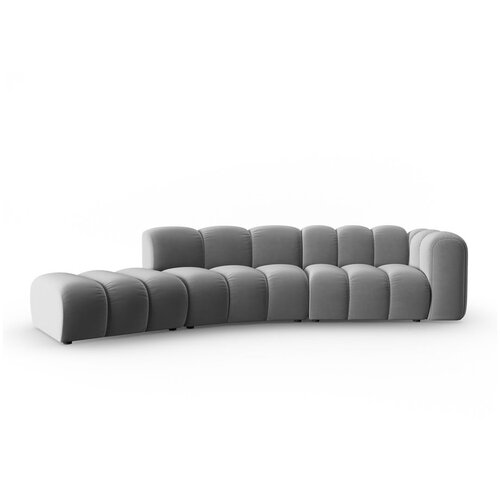 Micadoni Home Svetlo siva kotna sedežna garnitura (desni kot) Lupine &amp;ndash; Slike