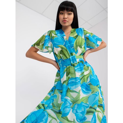 Italy Moda Dress-DHJ-SK-15967.54P-Blue Slike