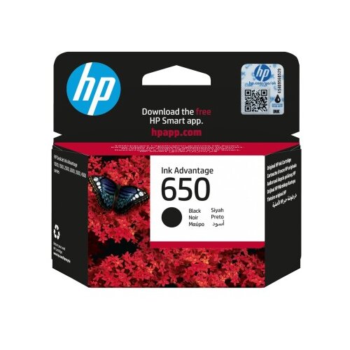 HP Originalna črna kartu&scaron;a 650 Ink Advantage Cene