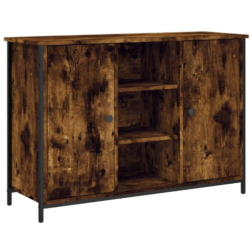 Maison Chic Komoda - Predalnik dimljeni hrast 100x35x70 cm inženirski les, (21717671) Cene