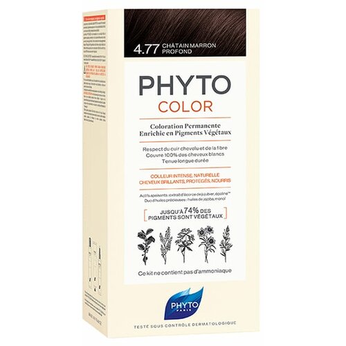 phytocolor 4.77 chatain marron farba za kosu Slike