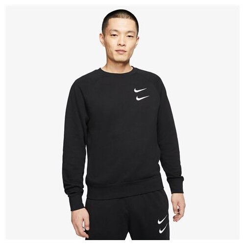 Nike mu&amp;scaron;ka majica dug rukav M NSW SWOOSH CRW FT CJ4871-010 Slike