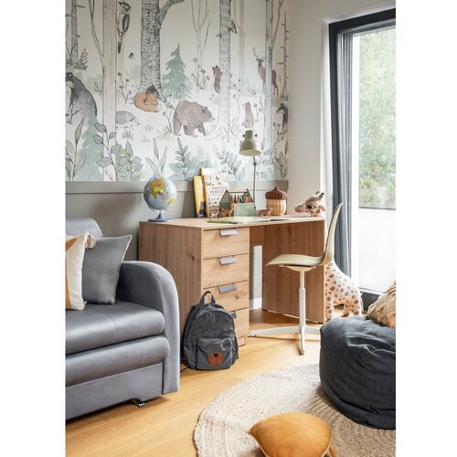 ELTAP Svijetlo siva bar&amp;scaron;unasti sklopiva sofa 130 cm Ario &amp;ndash; Slike