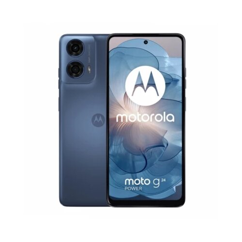 Motorola mobilni telefon G24 POWER 8/256GB PLAVA + SILIKON Slike