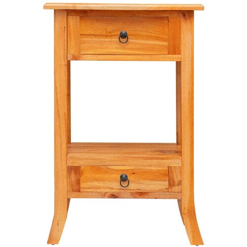  Konzolna stolica s ladicama Prirodna 50 5 x 30 x 75 5 cm Slike