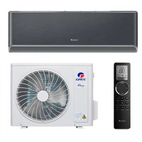 Gree klima uređaj AIRY, GWH09AVCXB-K6DNA1B/I B/GWH09AVCXB-K6DNA1B/O, crni 2,70 kW Slike