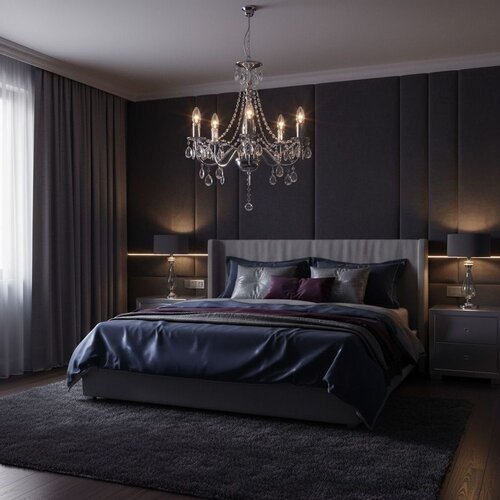 Toolight Viseći luster EBT014-5CP CHROME Slike